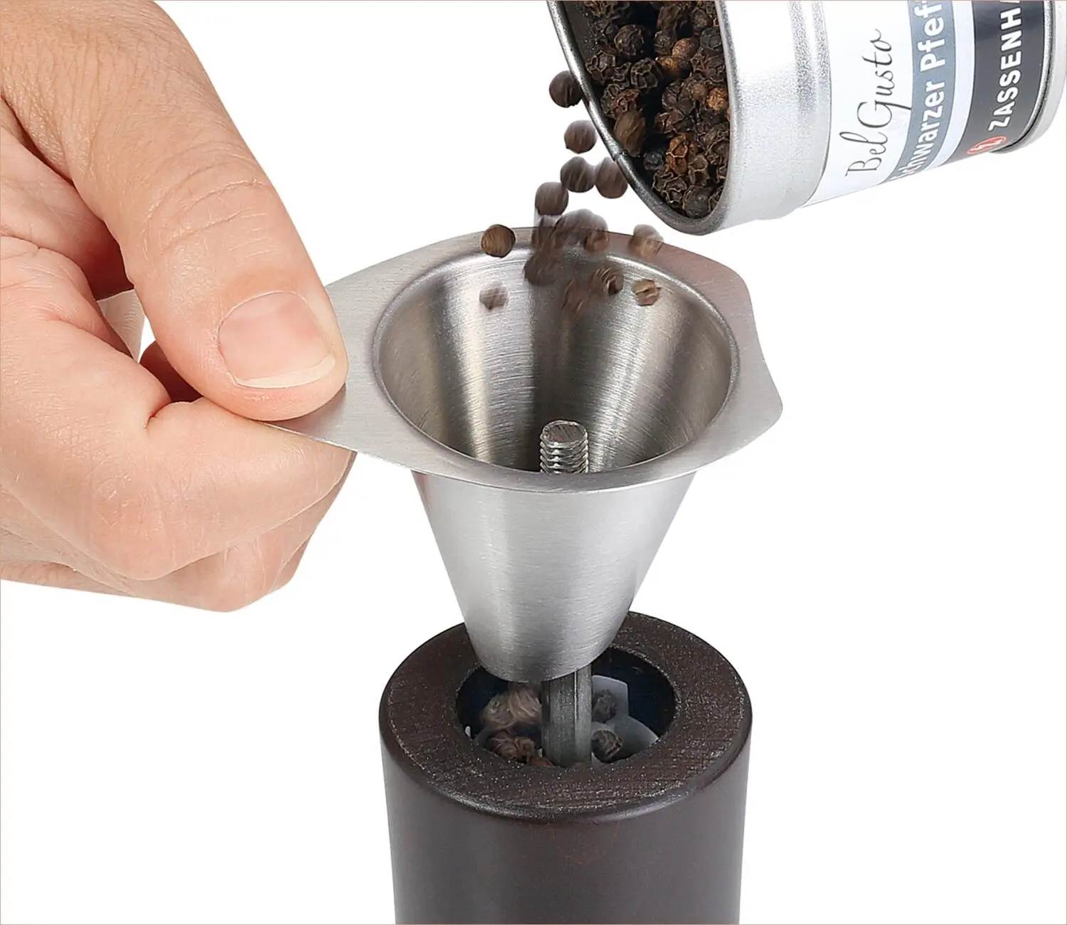 Zassenhaus Einfüll-Trichter Für Salz- Und Pfeffermühlen – Bild 2