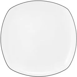 Seltmann Weiden Lido Black Line Speiseteller Flach Eckig 26 Cm