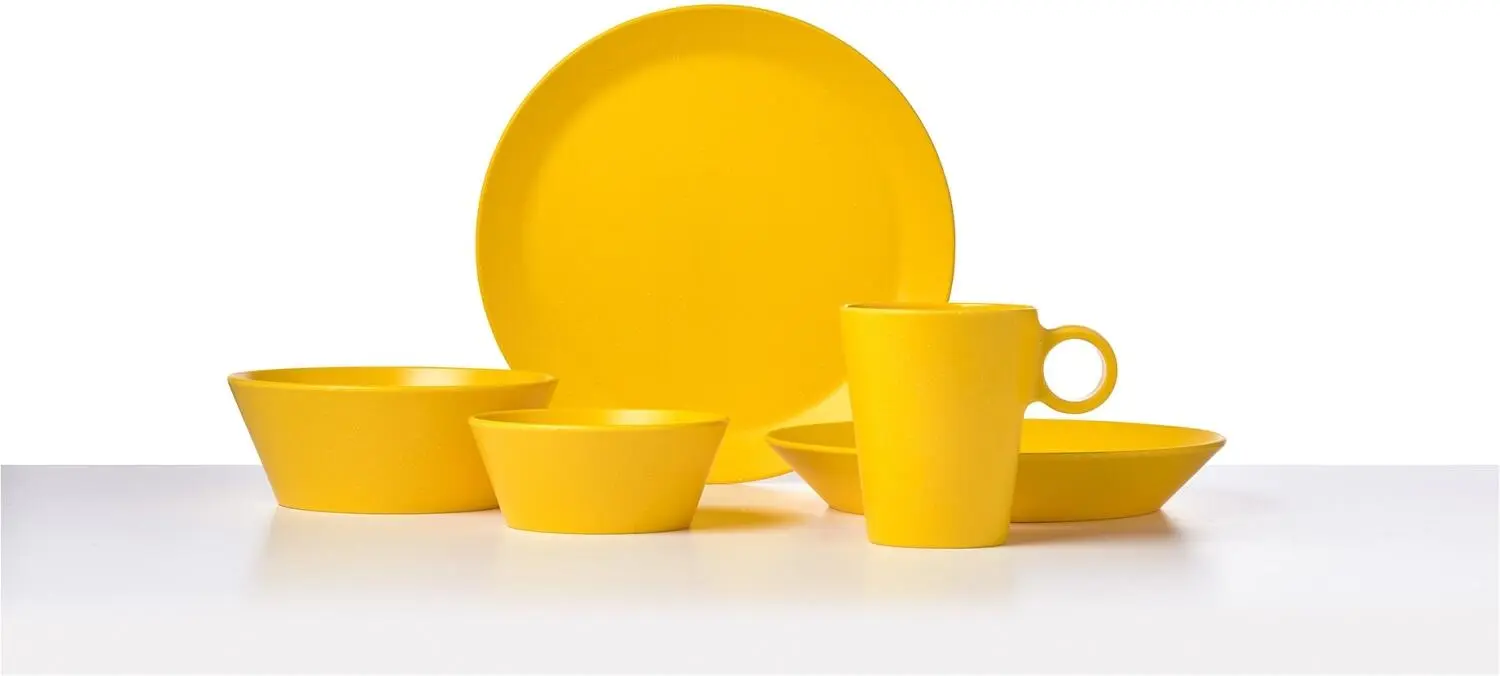 Mepal Suppenteller Bloom 220 Mm - Pebble Yellow – Bild 2
