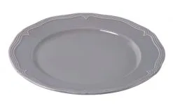 Pillivuyt Teller Flach Eclectique Louis XIV In Nebelgrau