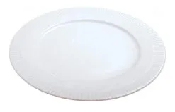 Pillivuyt Teller Flach Eclectique Bordeaux In Weiß