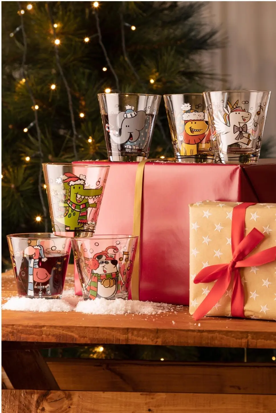 Leonardo Trinkglas BAMBINI 6 Stück Sortiert 215 Ml Natale – Bild 2