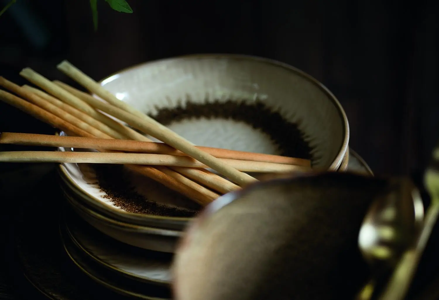 Leonardo Tellerset MATERA 12-teilig Beige Keramik – Bild 2