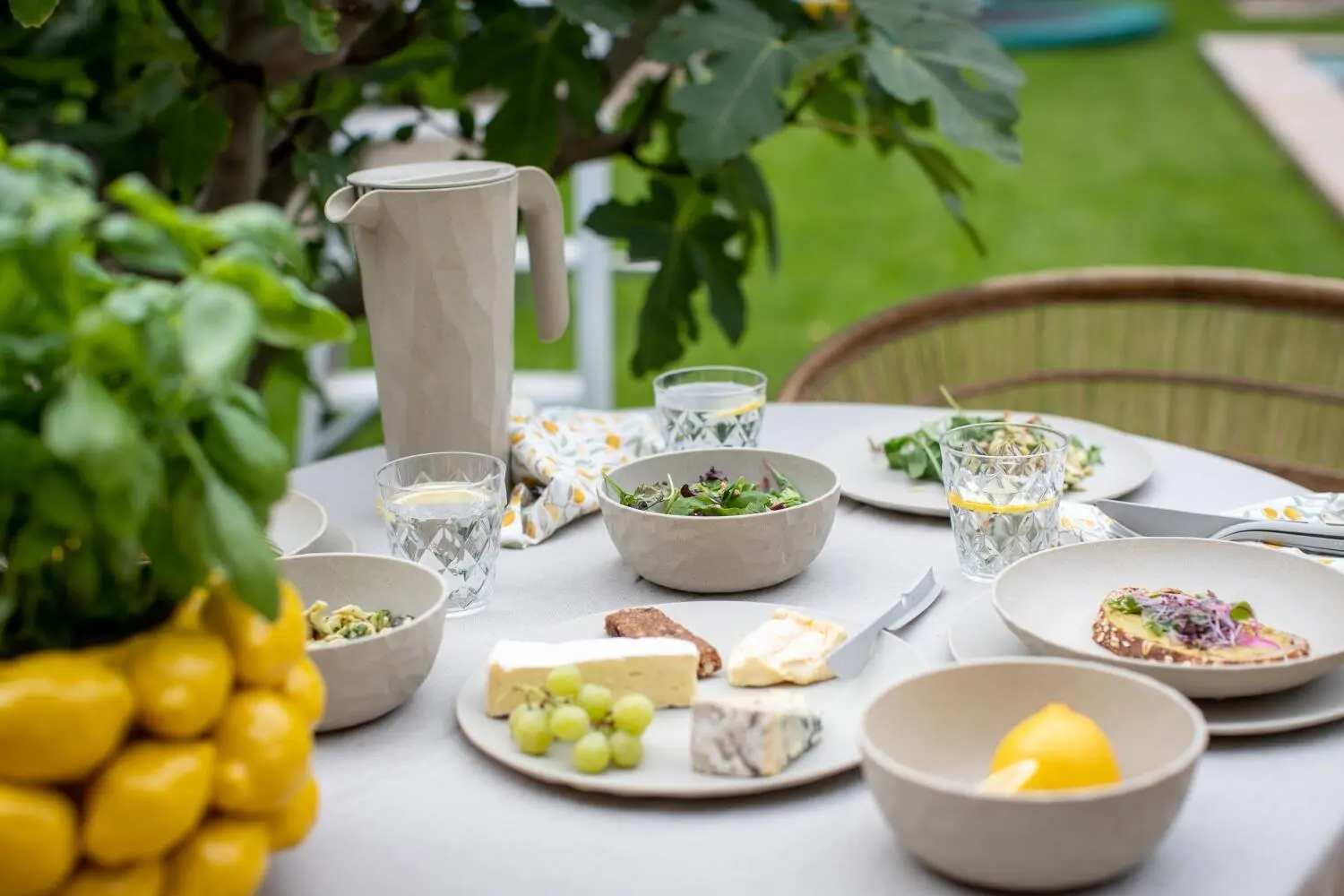 Koziol Teller Groß, 4er-Set In Sand – Bild 3