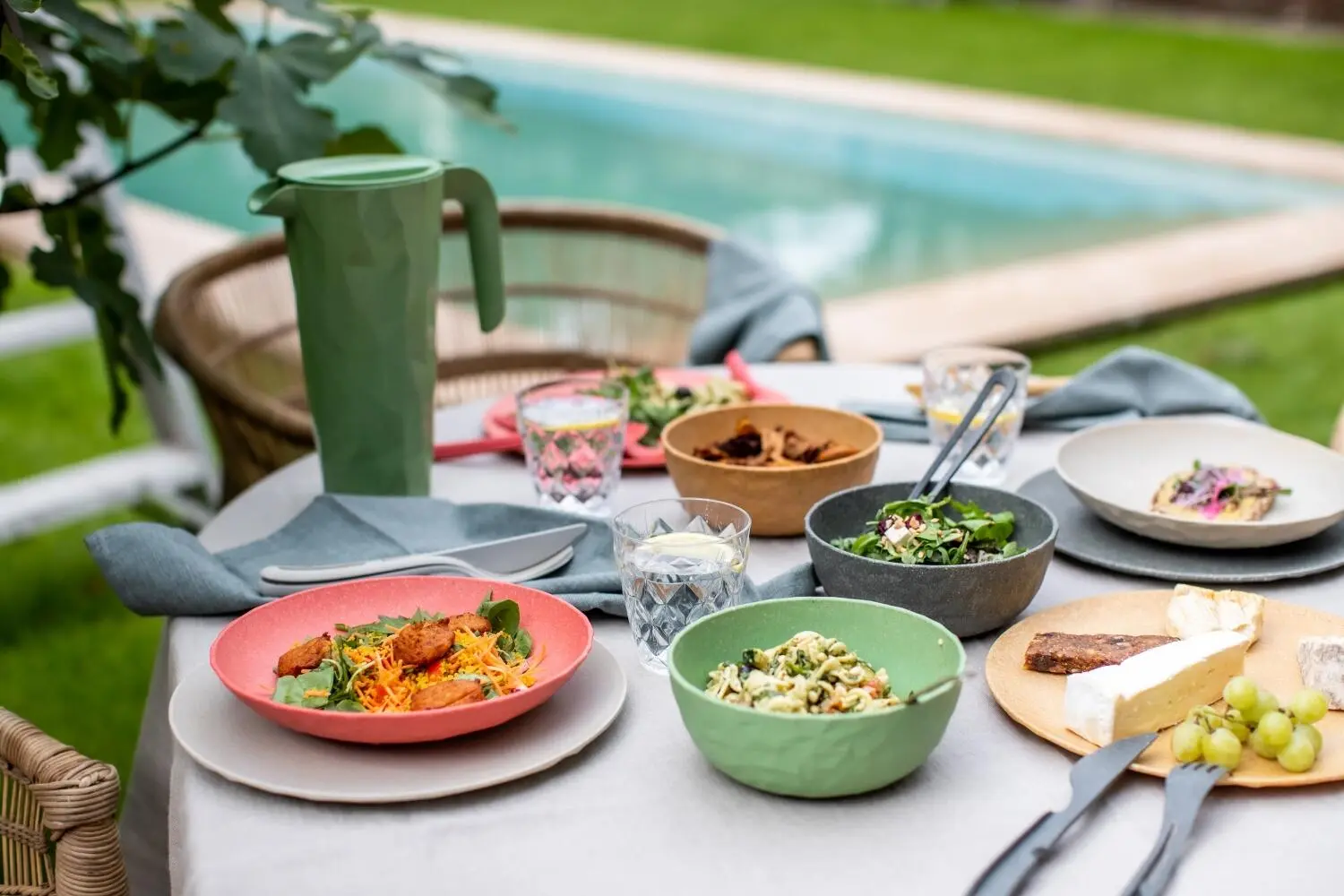 Koziol Teller Groß, 4er-Set In Grün – Bild 3