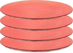 Koziol Teller Groß, 4er-Set In Coral