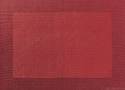 ASA Tischset In Weboptik, Granatapfelrot