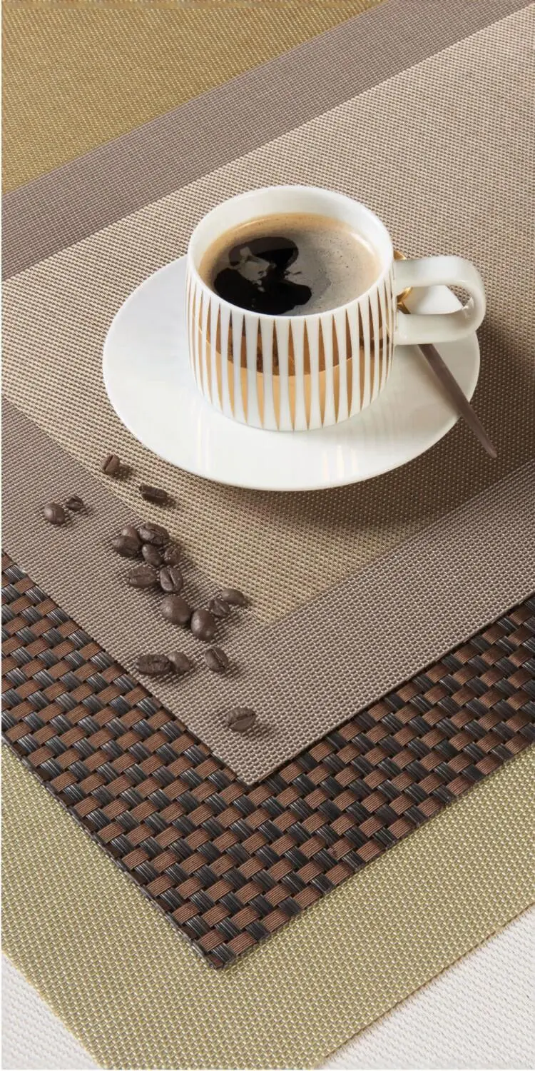 ASA Tischset In Weboptik, Perlmutt – Bild 2