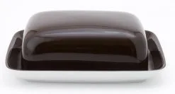 Kahla Pronto Butterdose, Eckig In Chocolate Brown