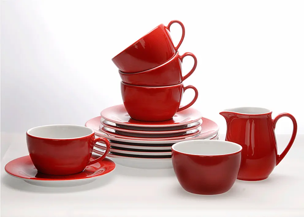 Kahla Pronto Butterdose, Eckig In Rot – Bild 2