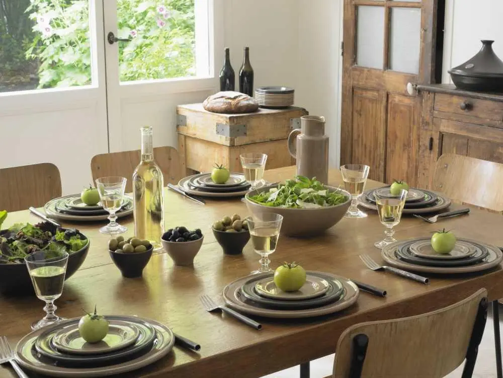 Emile Henry Speiseteller Groß In Feu Doux – Bild 2