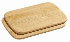 Zassenhaus Frühstücksbrett Gummibaum, 2er-Set