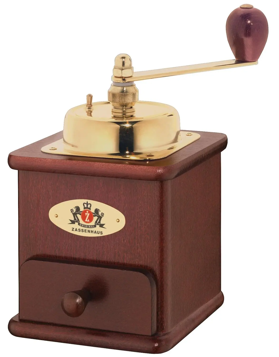 Zassenhaus Kaffeemühle Brasilia Buche Mahagoni