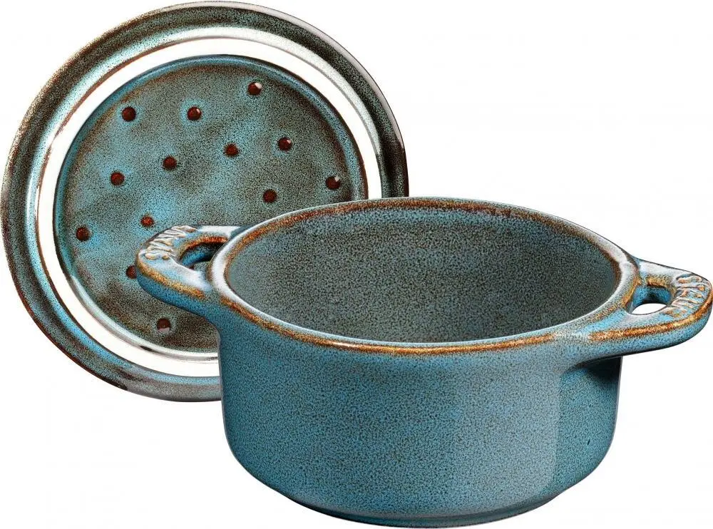 Staub Mini Cocotte In Antiktürkis – Bild 3