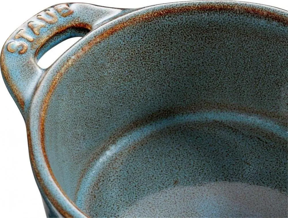 Staub Mini Cocotte In Antiktürkis – Bild 5